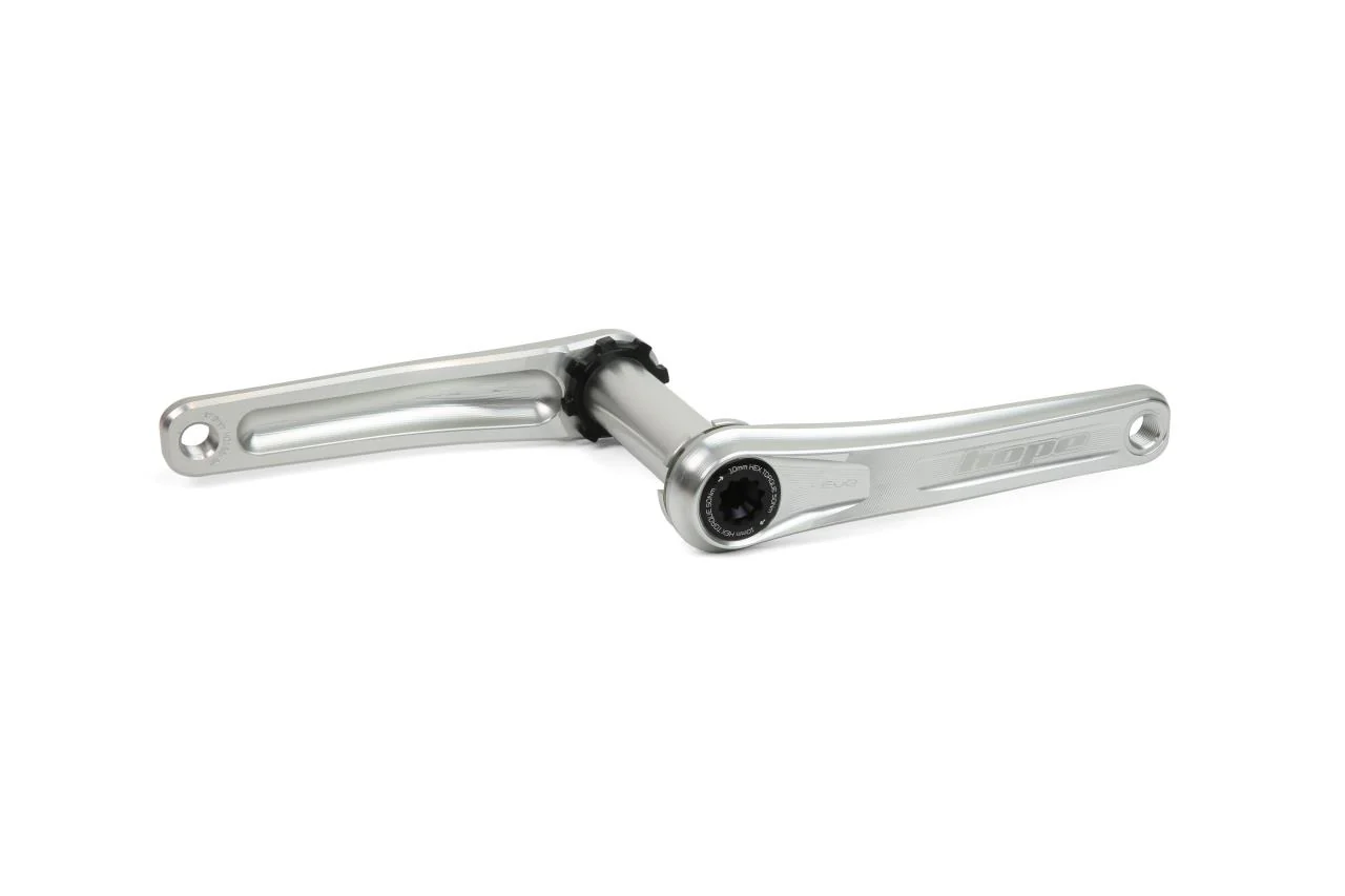 EVO Kurbelgarnitur ohne Spider 68/73 mm - Silber