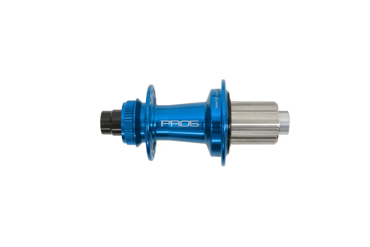Pro 5 Hinterradnabe 32 Loch - Centerlock - blau - Shimano Stahl Freilauf - Image 3
