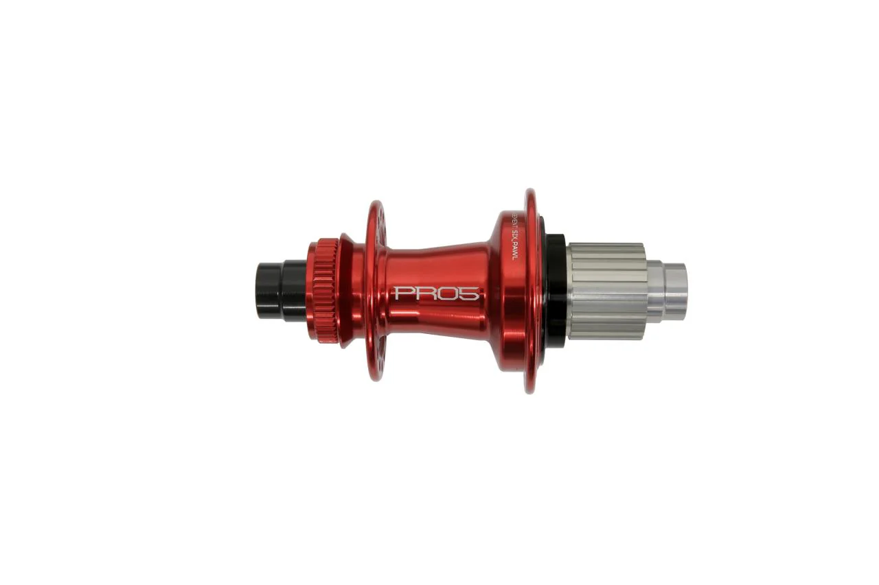 Pro 5 Hinterradnabe 32 Loch - Centerlock - rot - Shimano Microspline Freilauf - Image 2