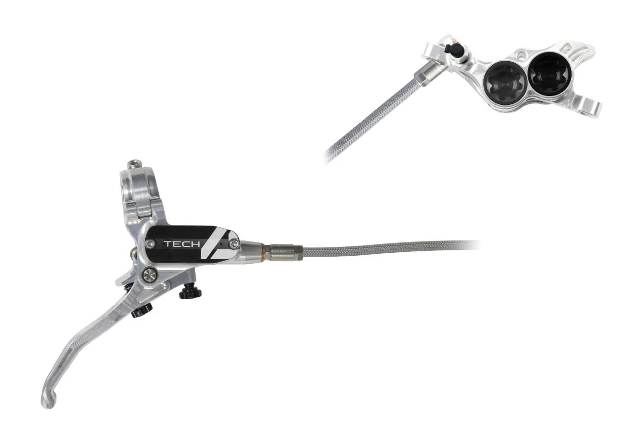 Tech 4 E4 Scheibenbremse Stahlflexleitung - silber / schwarz - Image 3