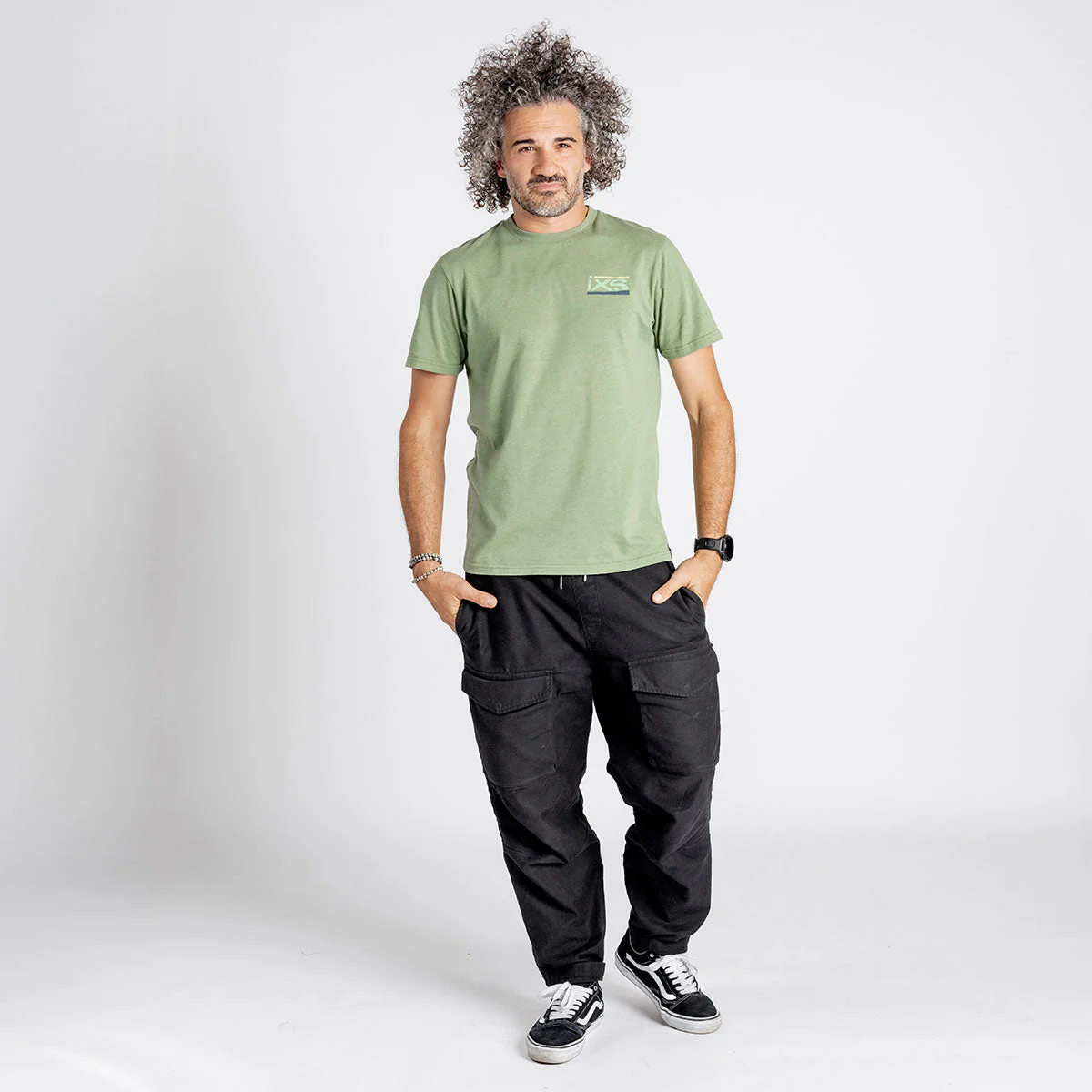 Arch organic tee - Sage - Image 5