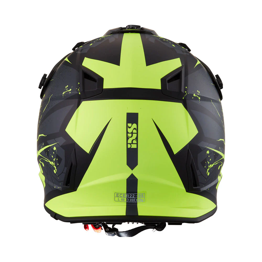 361 2.0 Motorradhelm matte black fluo yellow - Image 3