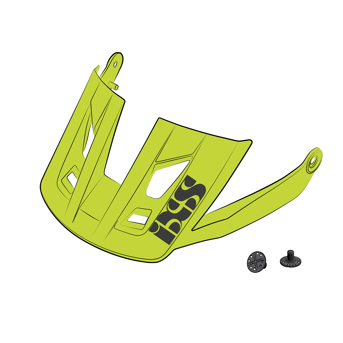 Ersatz Visier + Pins für Trigger AM - Limegrün