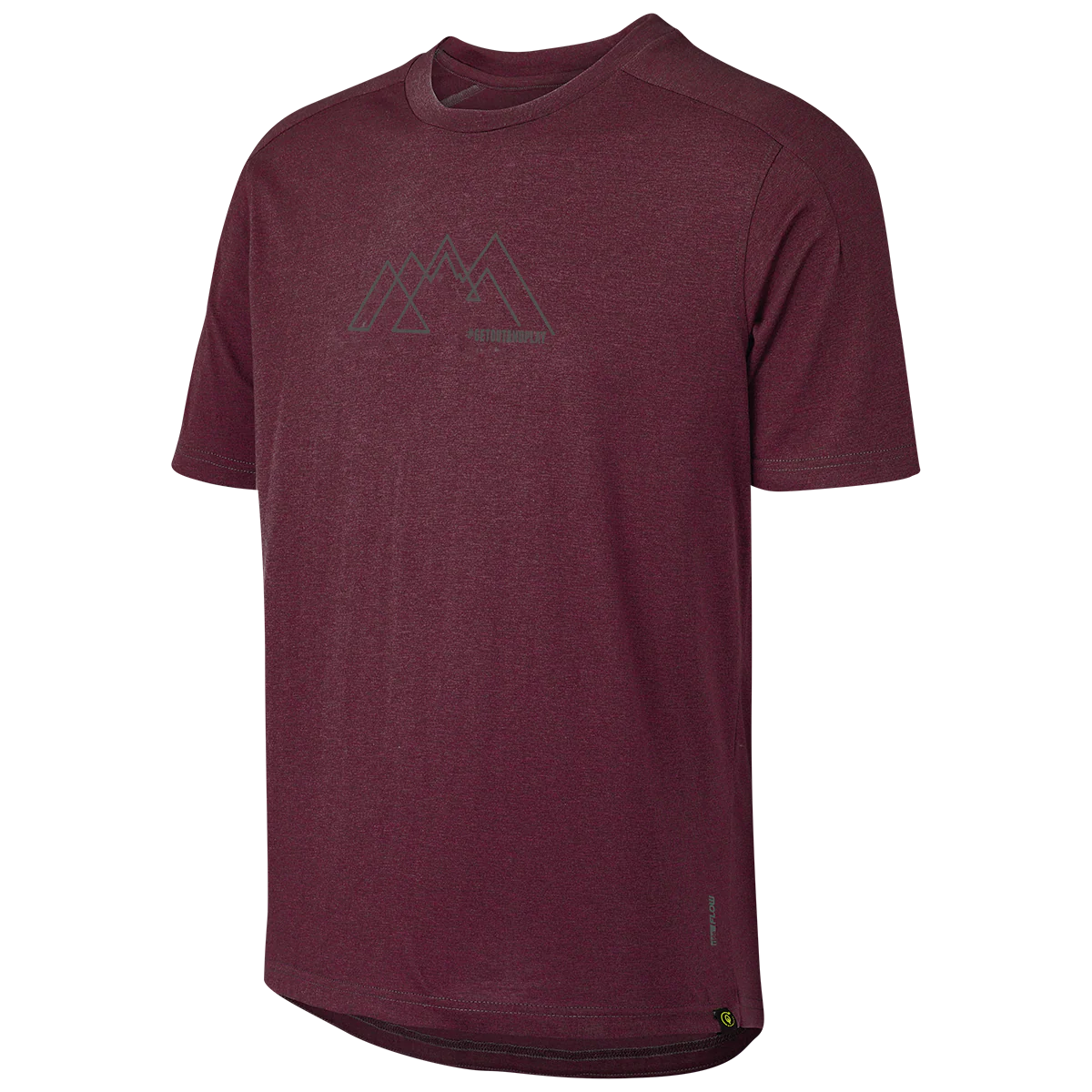 Flow Kids Tech Tee getoutandplay raisin