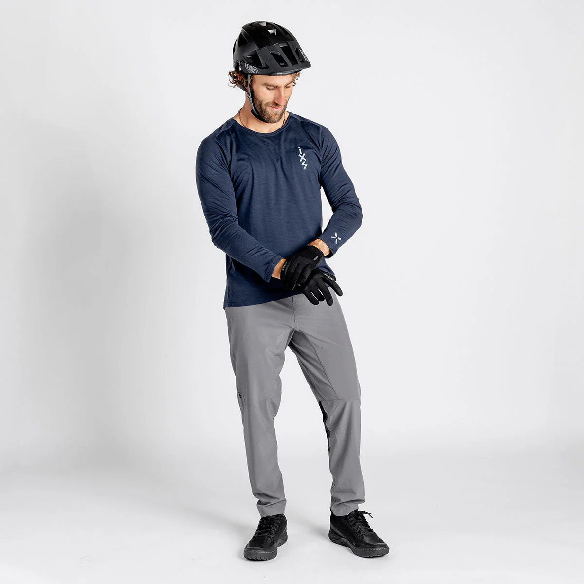 Flow Merino longsleeve Jersey - Marine - Image 3