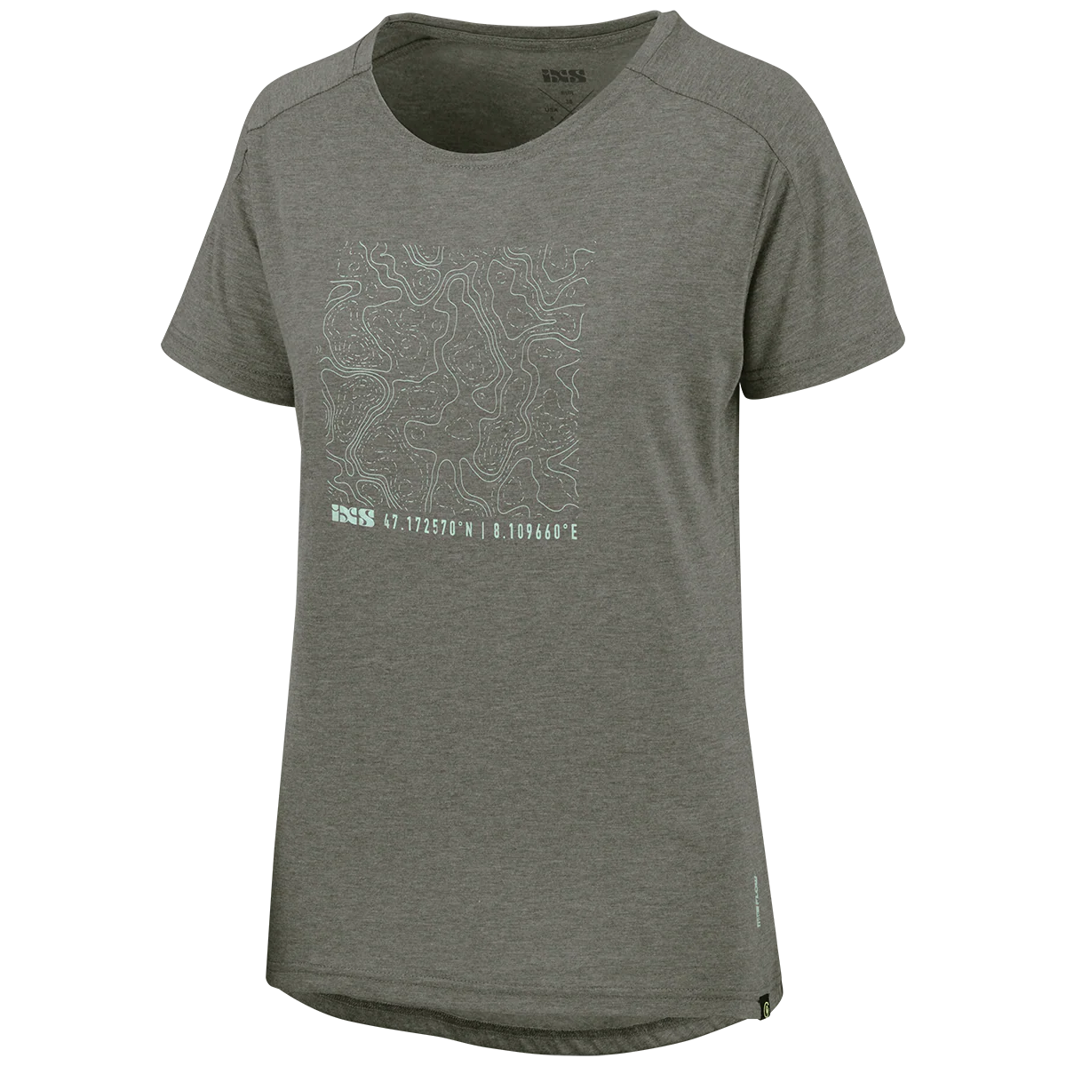 Flow Women Tech Tee Contour graphit