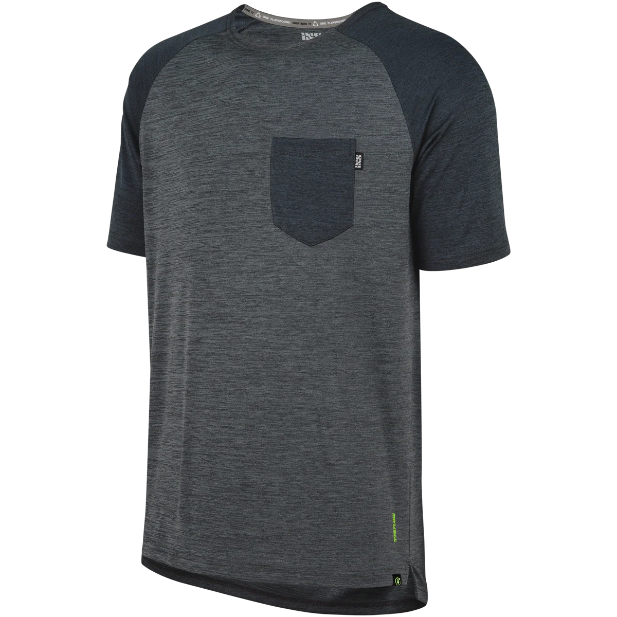 Flow X Kindertrikot kurzärmlig - Grau/Schwarz