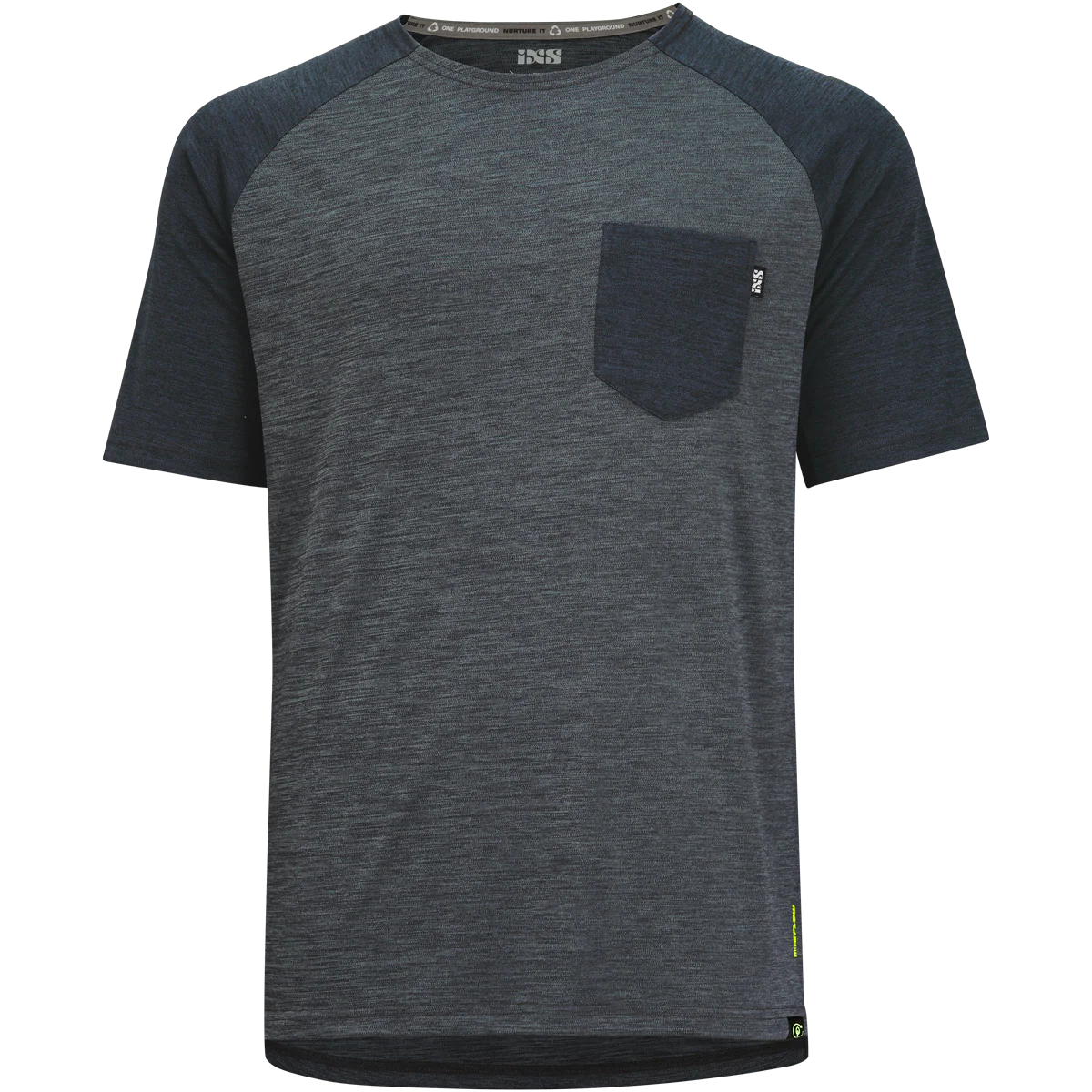 Flow X Kindertrikot kurzärmlig - Grau/Schwarz - Image 2
