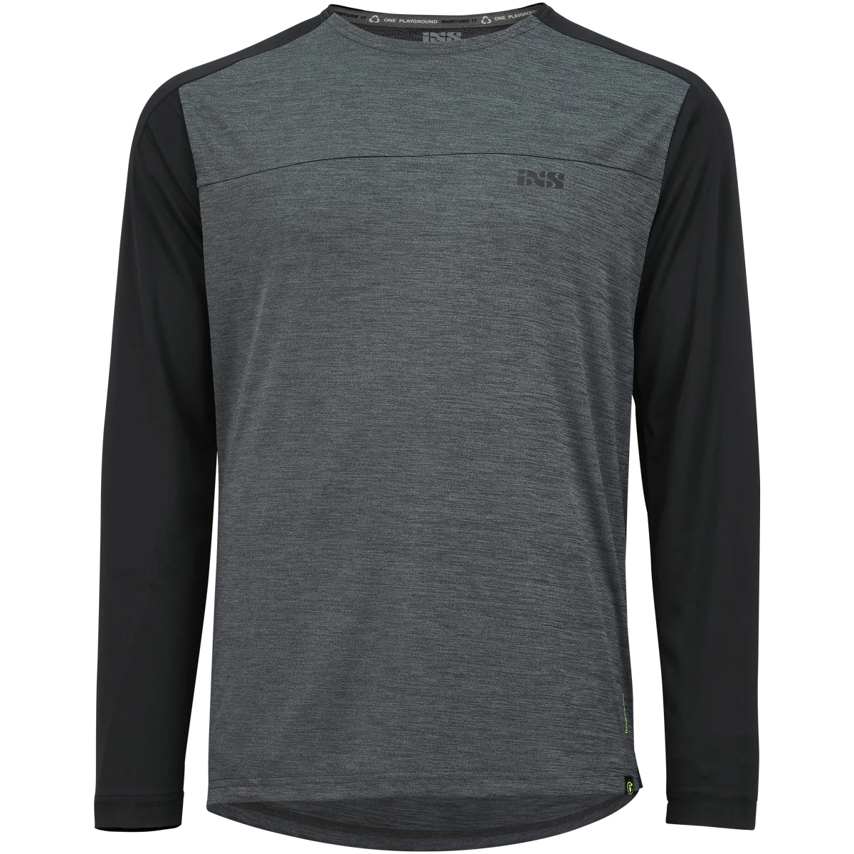 Flow X Kindertrikot langärmlig - Grau/Schwarz - Image 2