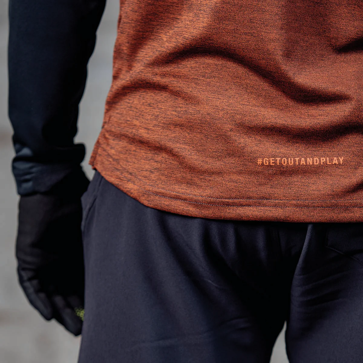Flow X Trikot langärmlig - Orange/Schwarz - Image 6