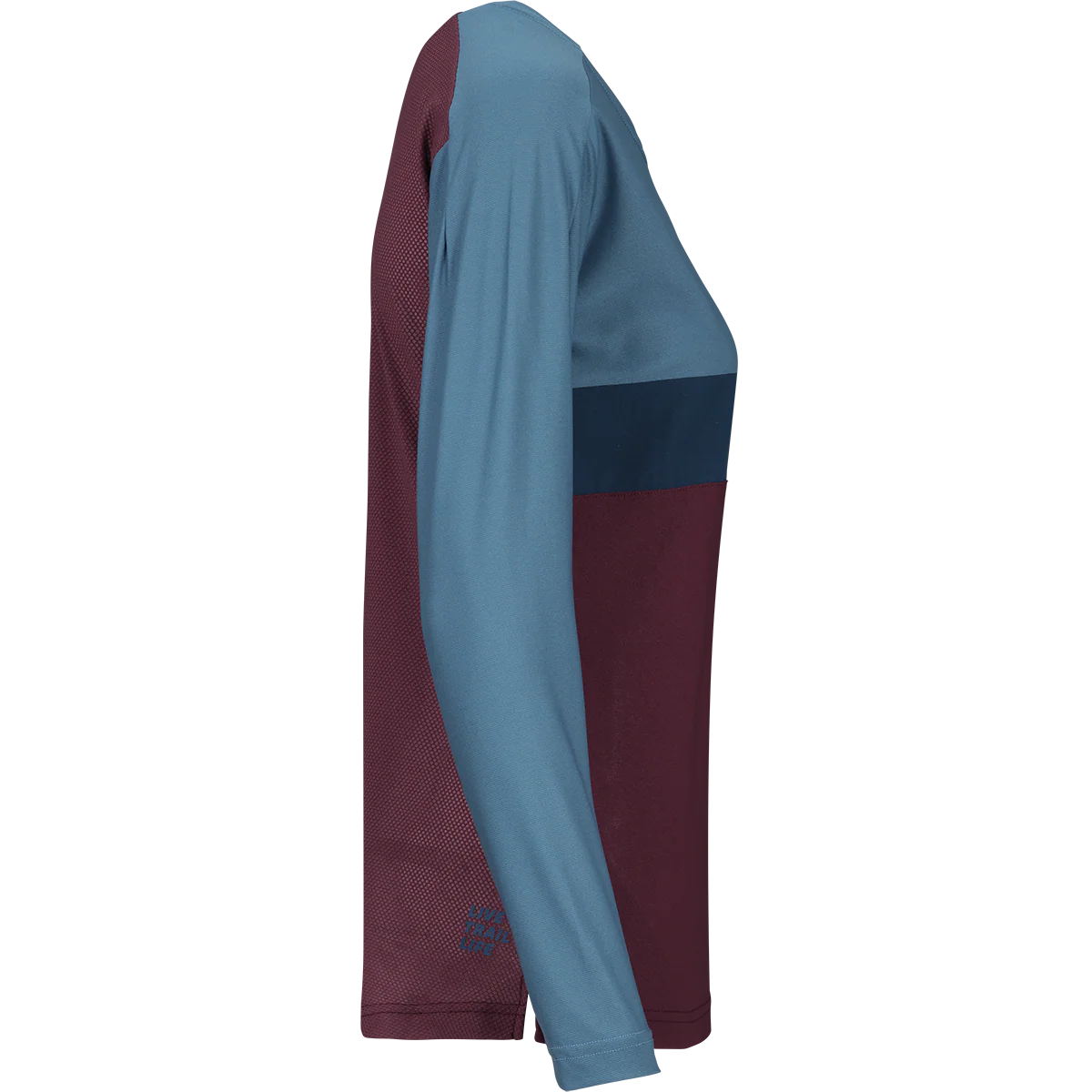 Flow XTG Women's Long Sleeve Henley - Raisin / Marine - Image 3