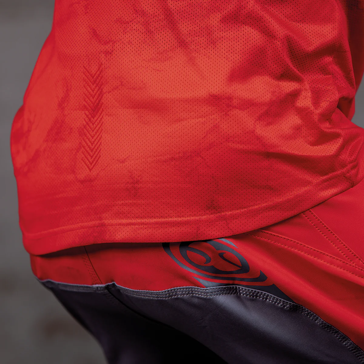 Trigger Fahrradhose - Rot/Grau - Image 4