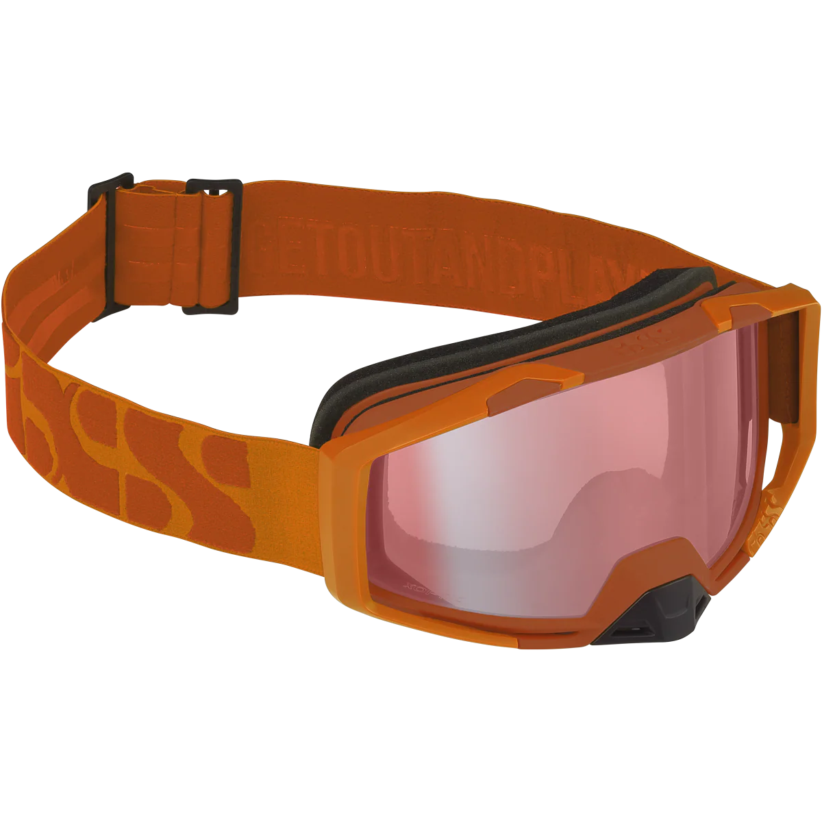 Trigger Goggle Mirror - Burnt Orange/Mirror Soft Pink