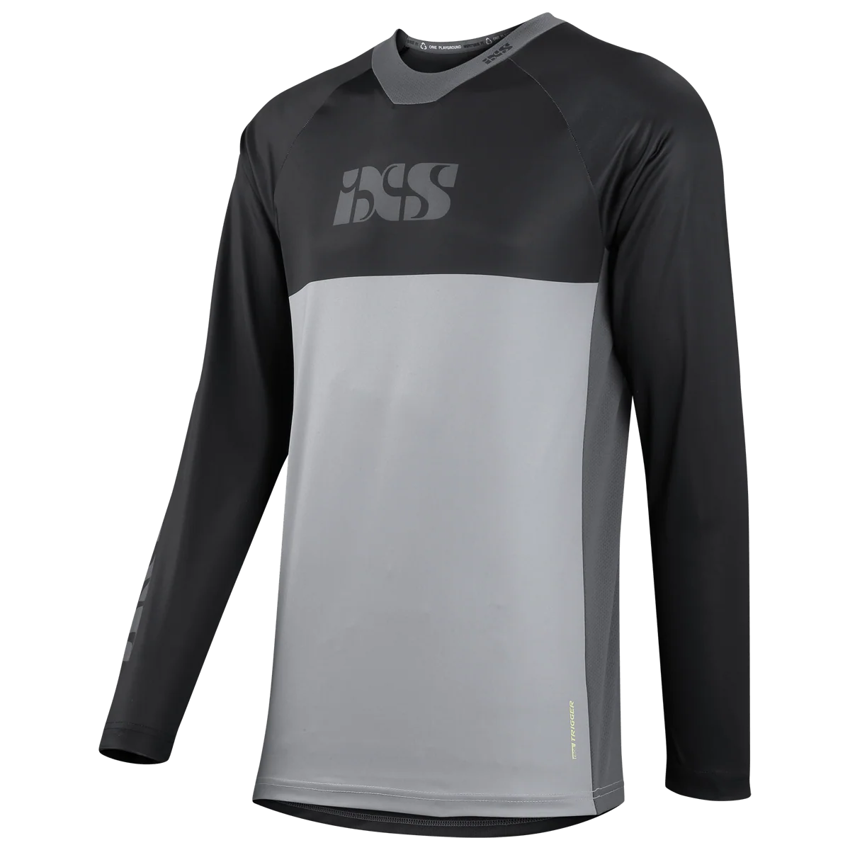 Trigger X Langarm Trikot - Grau/Schwarz