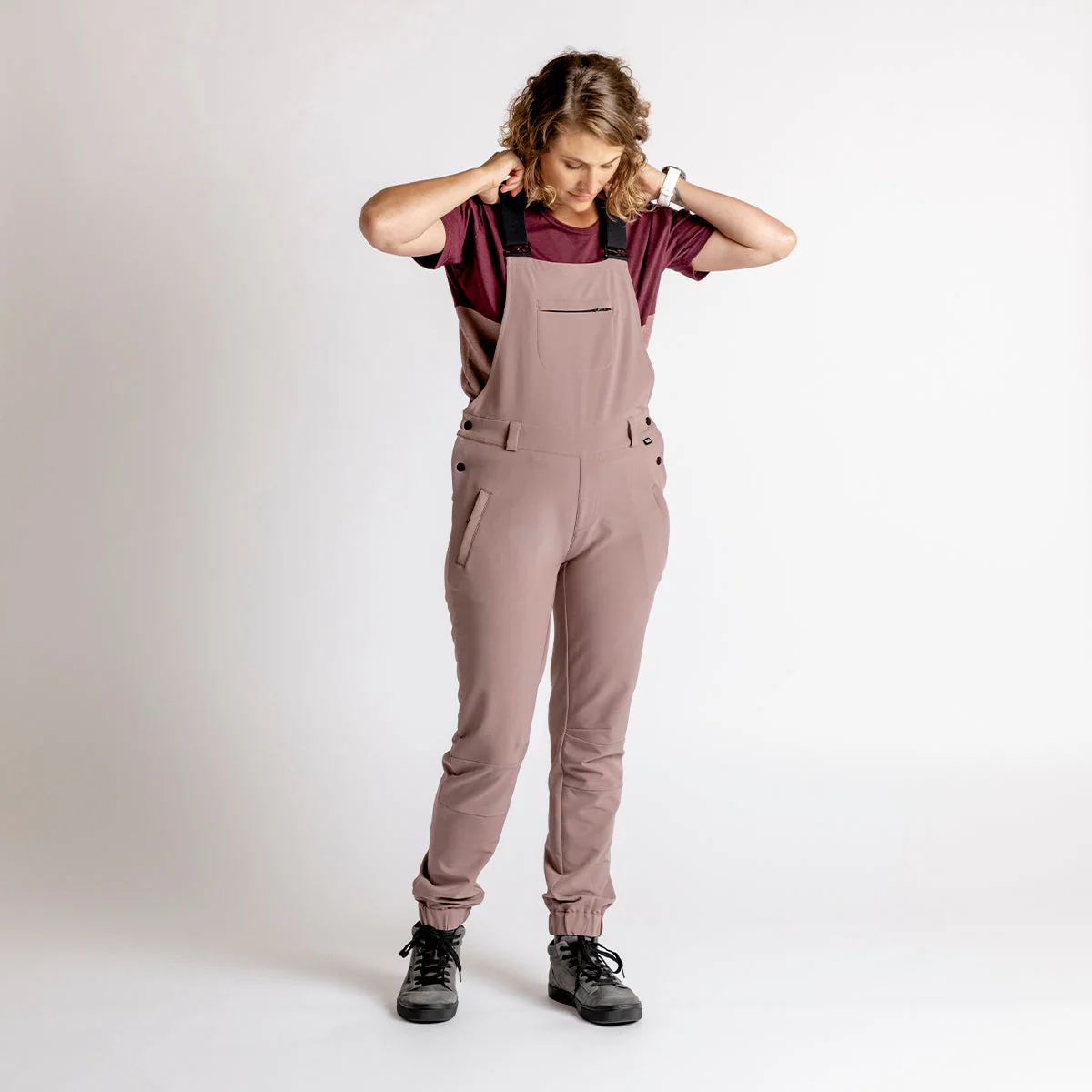Women's Carve Latzhose - taupe - Image 7