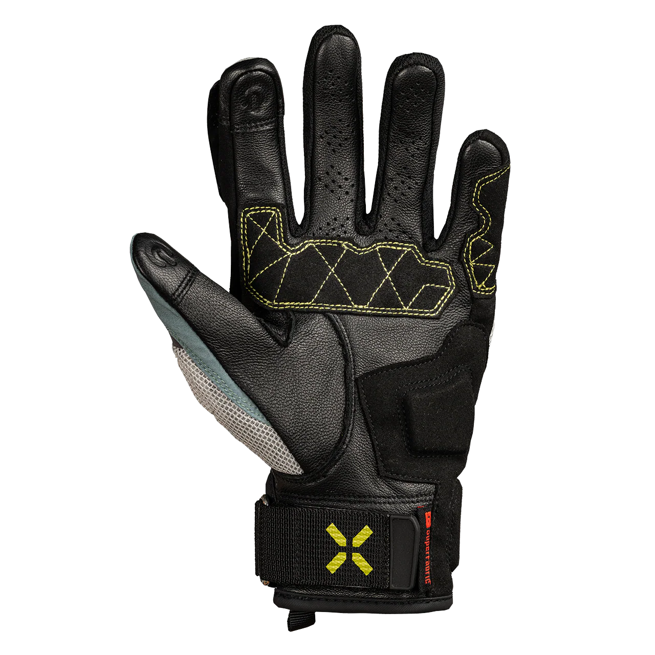 Damen Venture-Air 1.0 Handschuhe - schwarz-blau grau-lime yellow - Image 2