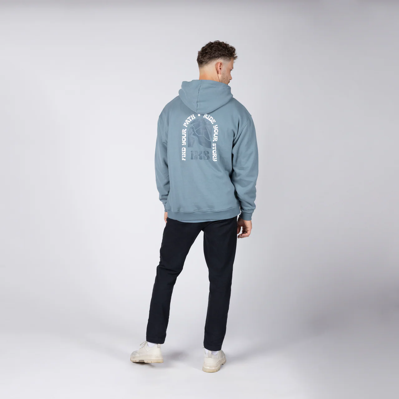Graphic 1.0 Hoodie - blau grau - Image 4