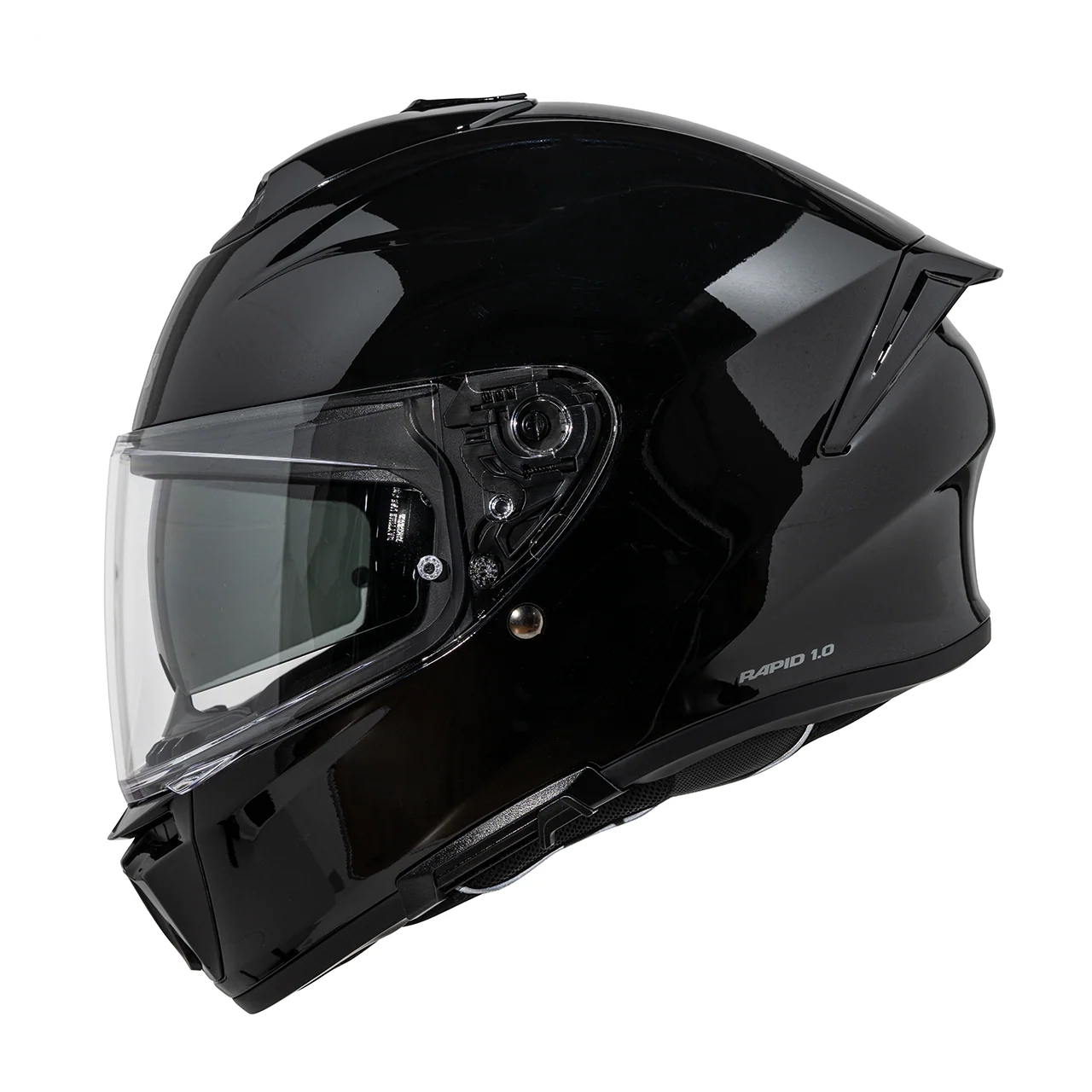 Rapid 1.0 Glossy Integralhelm - schwarz - Image 3
