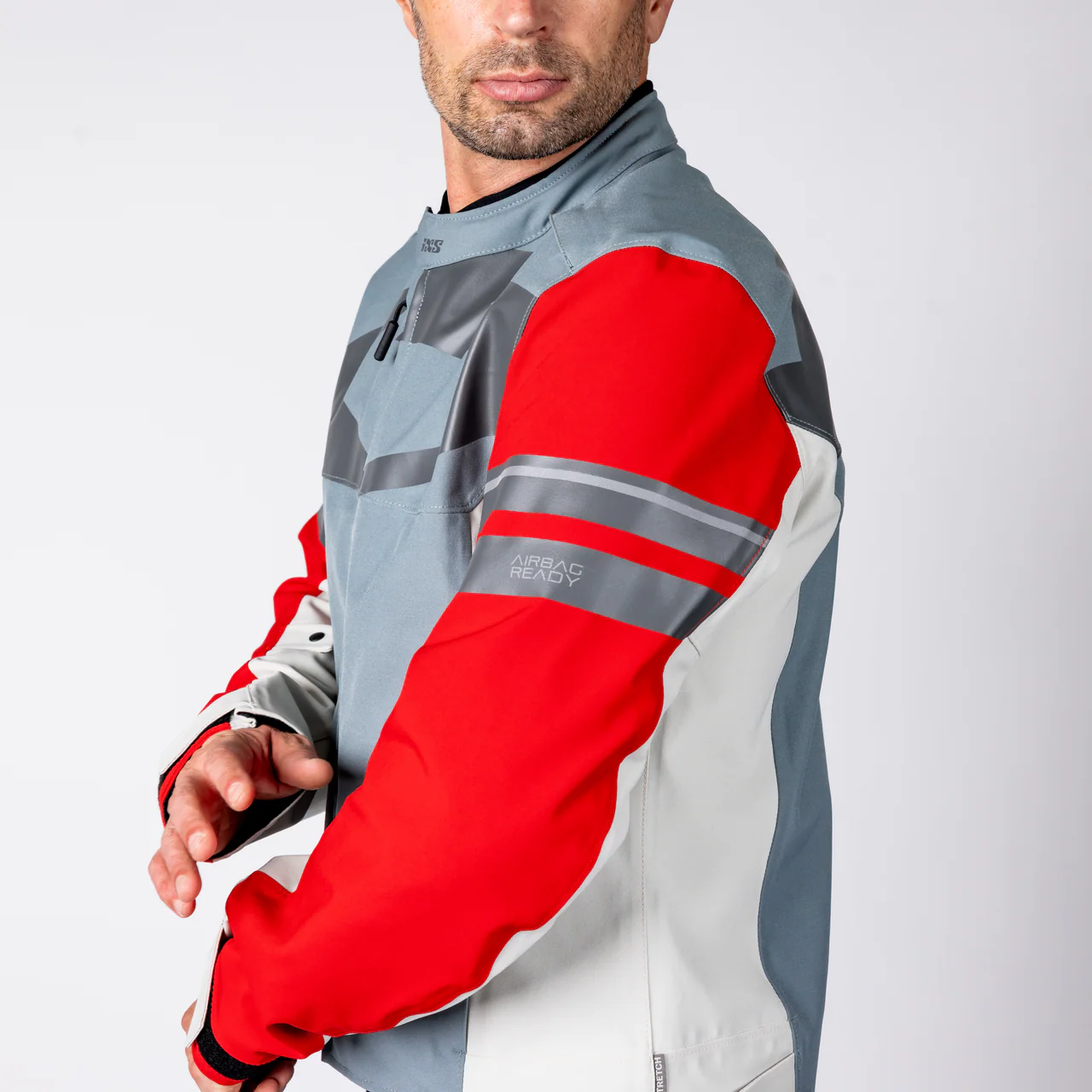 Rapid-STX 2.2 Laminatjacke - blau grau-rot - Image 7