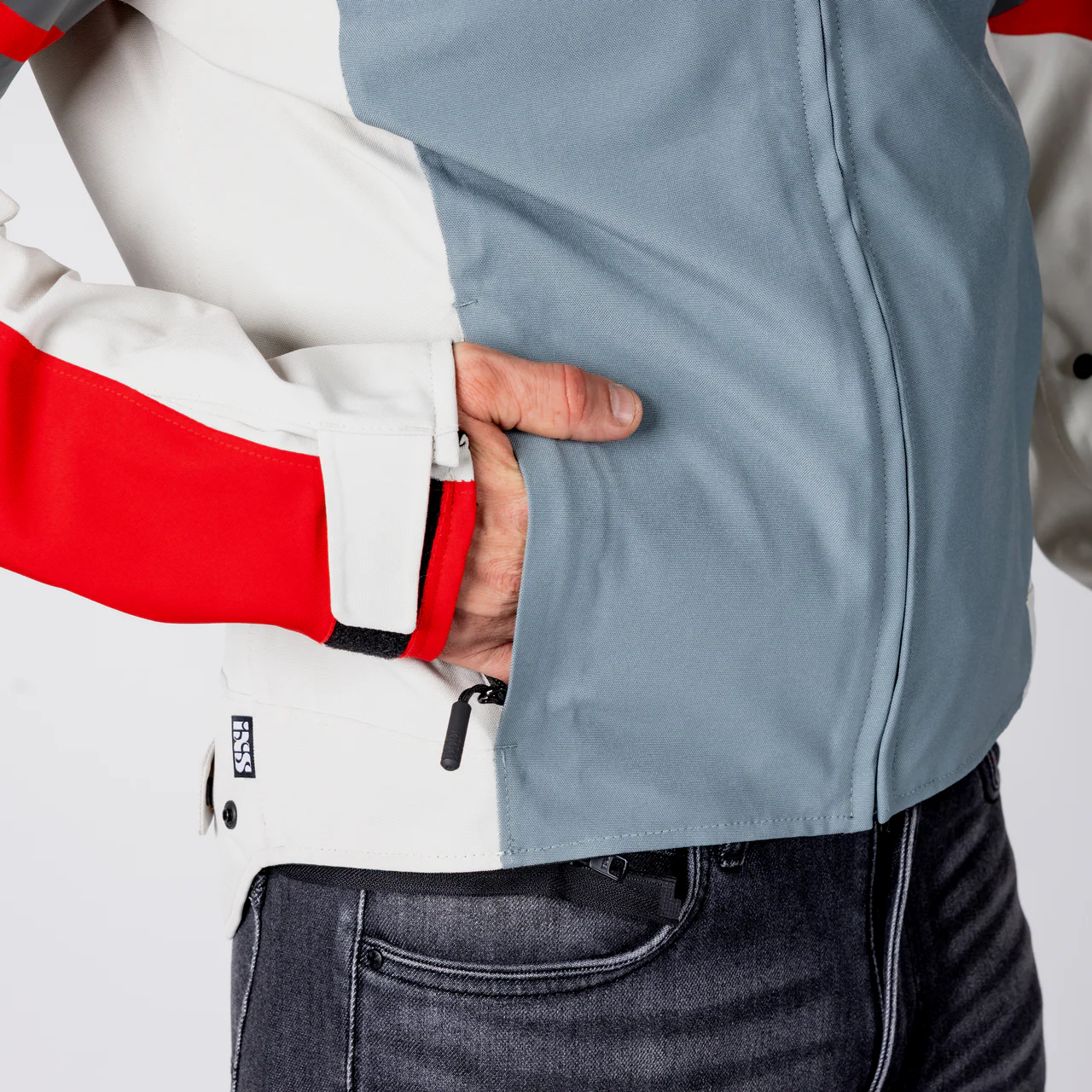 Rapid-STX 2.2 Laminatjacke - blau grau-rot - Image 8