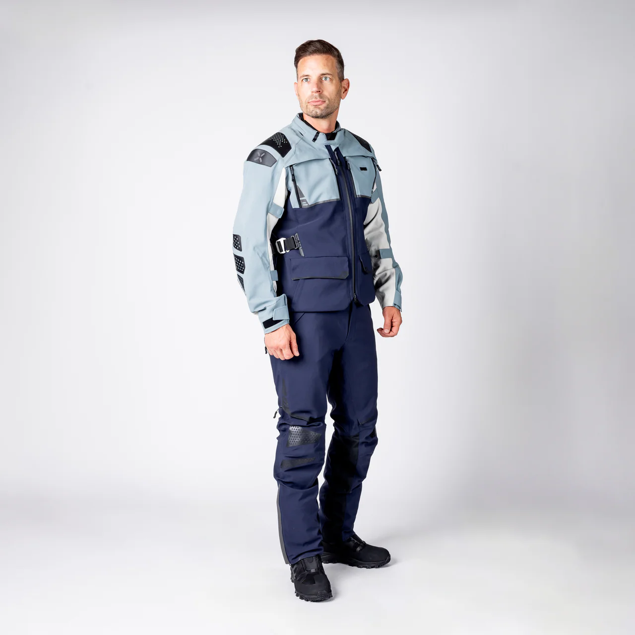 Tourster-STX 2.0 Laminatjacke - dunkelblau-blau grau-cool grau - Image 2