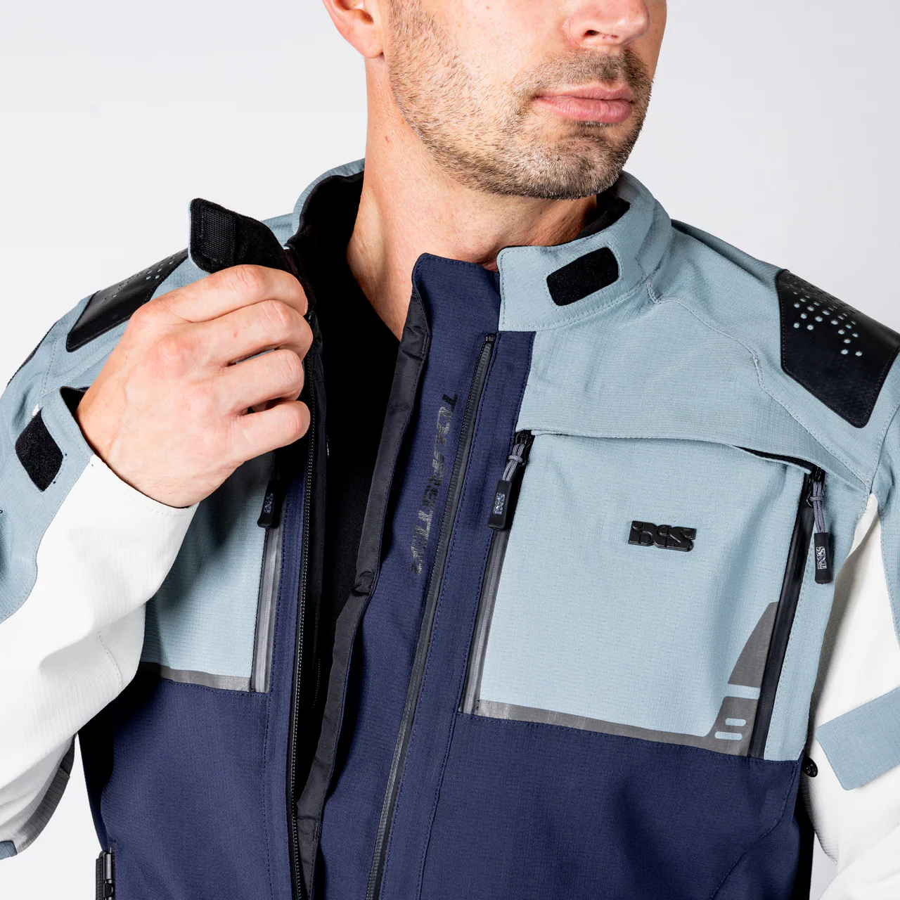 Tourster-STX 2.0 Laminatjacke - dunkelblau-blau grau-cool grau - Image 5