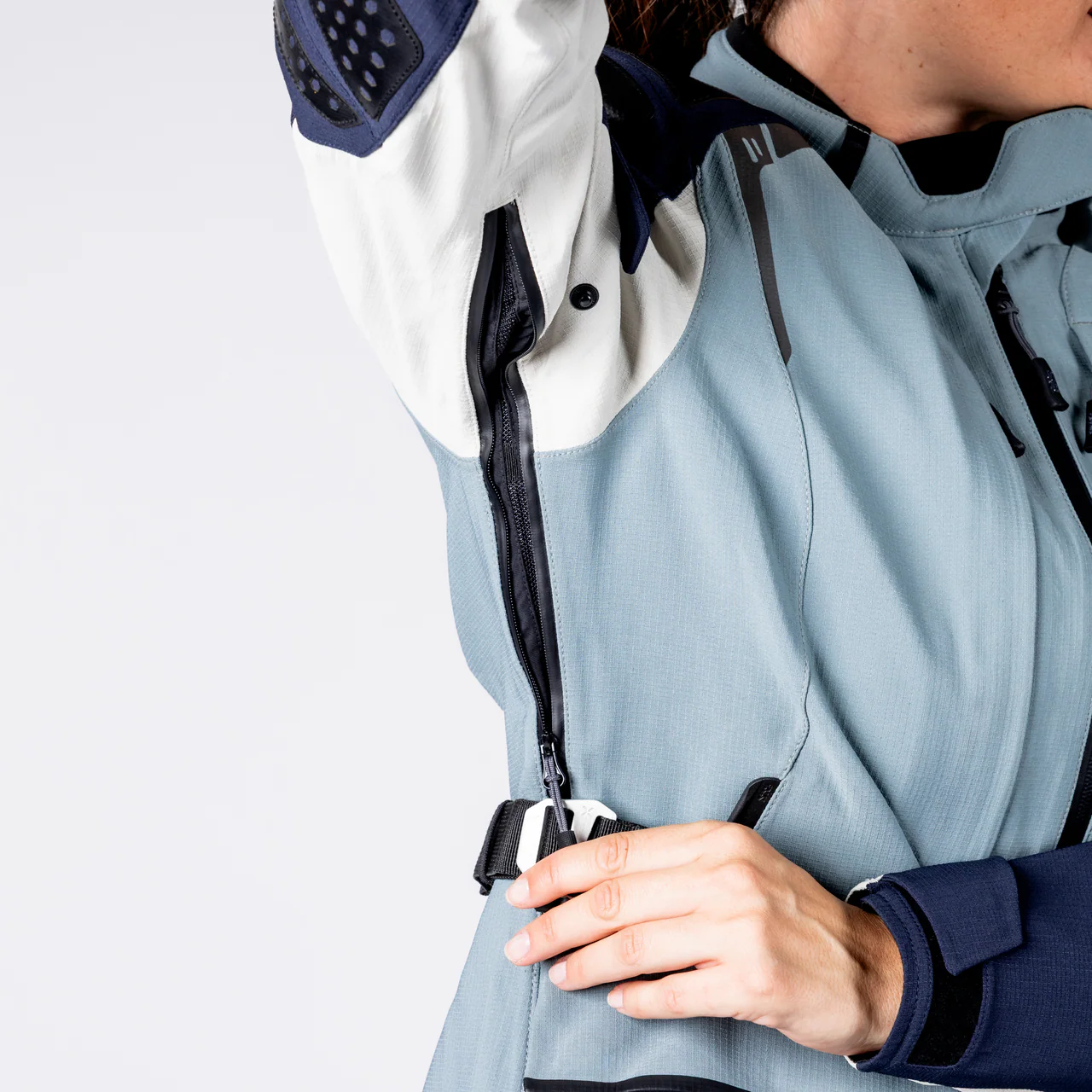 Tourster-STX 2.0 WMS Laminatjacke - dunkelblau-blau grau-cool grau - Image 12
