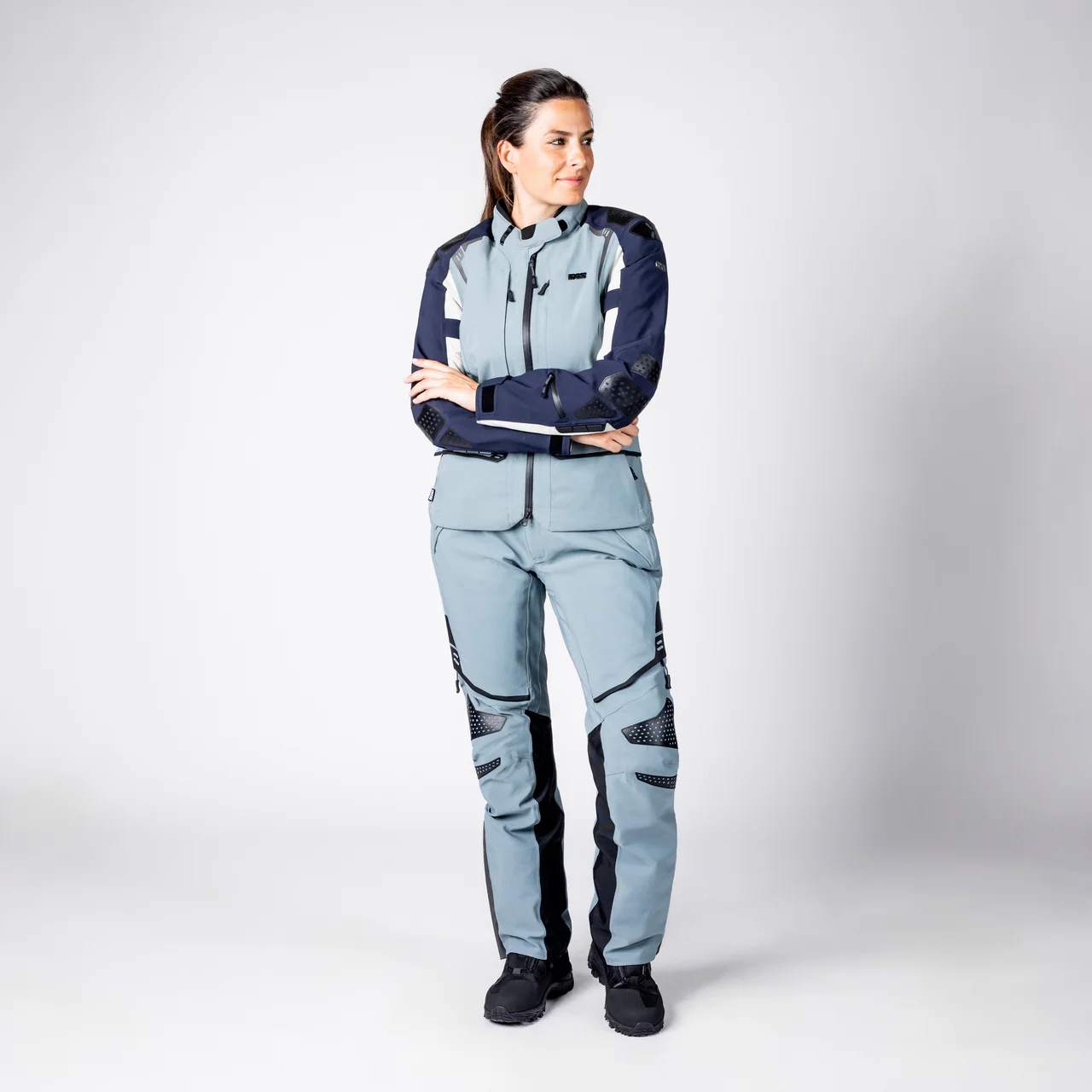 Tourster-STX 2.0 WMS Laminatjacke - dunkelblau-blau grau-cool grau - Image 4