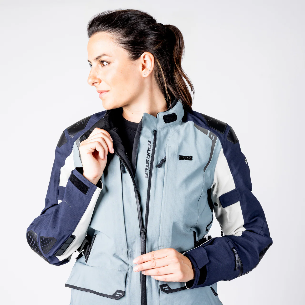 Tourster-STX 2.0 WMS Laminatjacke - dunkelblau-blau grau-cool grau - Image 7