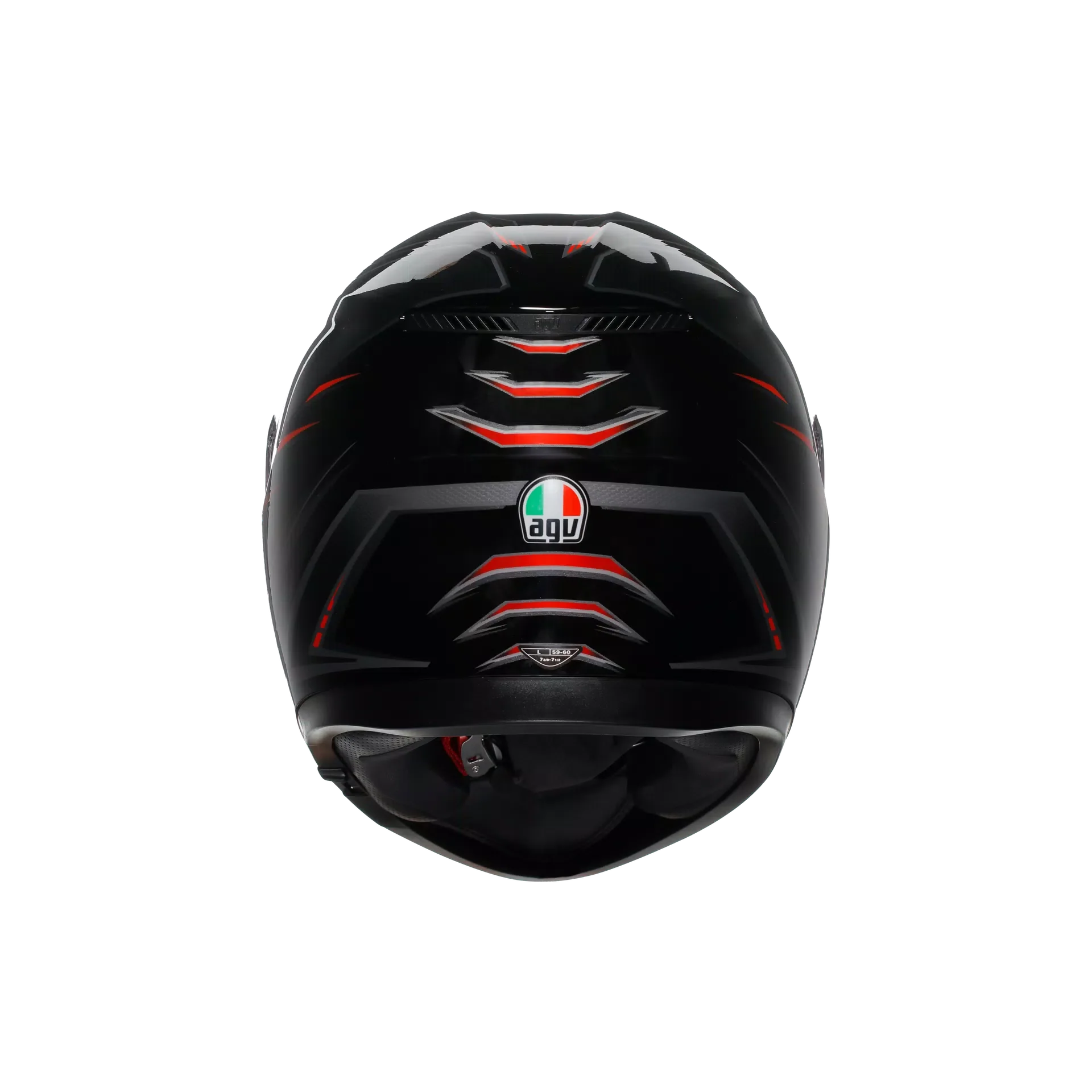 K3 E2206, Integralhelm - Syth Black/Red - Image 5