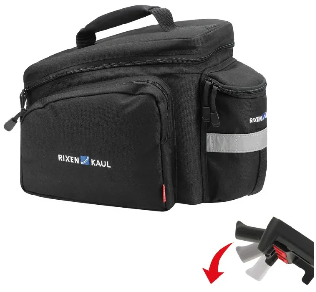 KLICKfix GepÀcktrÀgertasche Rackpack 2, 10L, UniKlip - schwarz