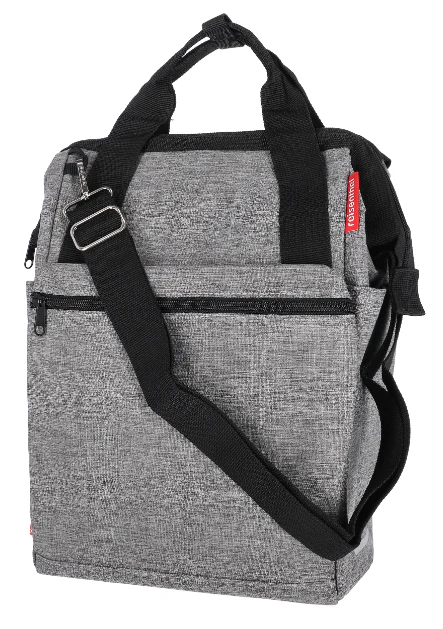 KLICKfix Gepäckträgertasche Roomy GT 12L - twist silver - Image 4