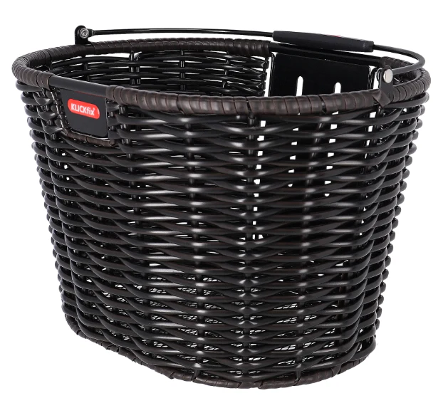 KLICKfix VR-Korb Structura Oval 16L - schwarz/braun