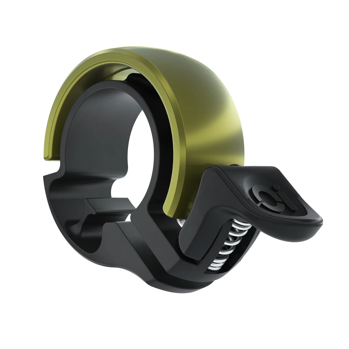 Oi Classic Fahrradklingel - Schwarz/Olive - Small, 22.2mm