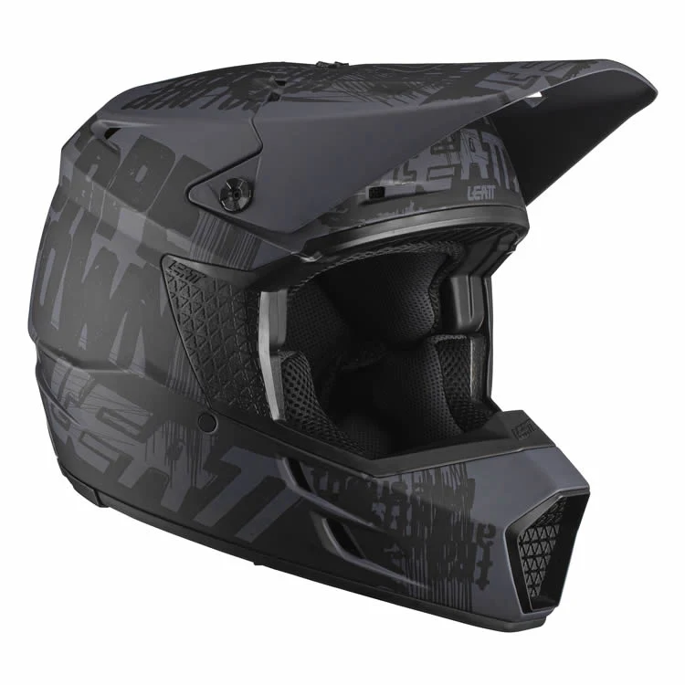Motocrosshelm 3.5 V21.1 - schwarz
