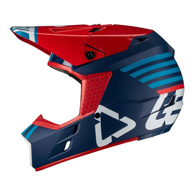 Motocrosshelm GPX 3.5 V19.2 blau-rot - Image 2