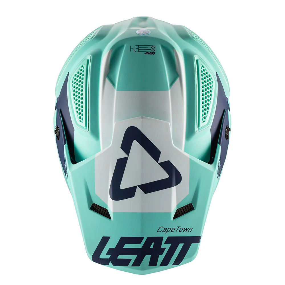 Motocrosshelm GPX 5.5 Composite - grün-blau-weiss - Image 2