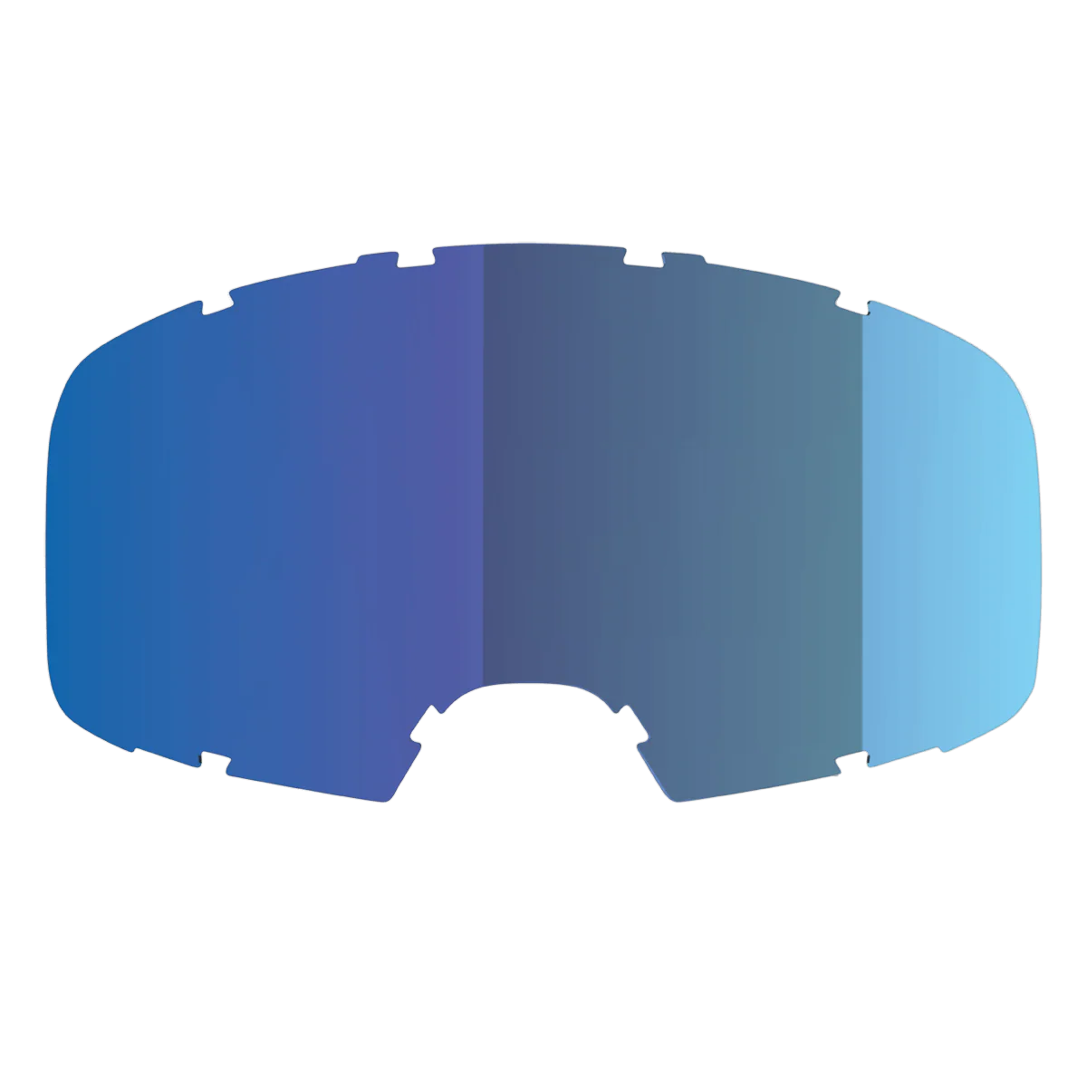 Single Mirror Replacement Lens (Anti-Fog) - Linse cobalt verspiegelt