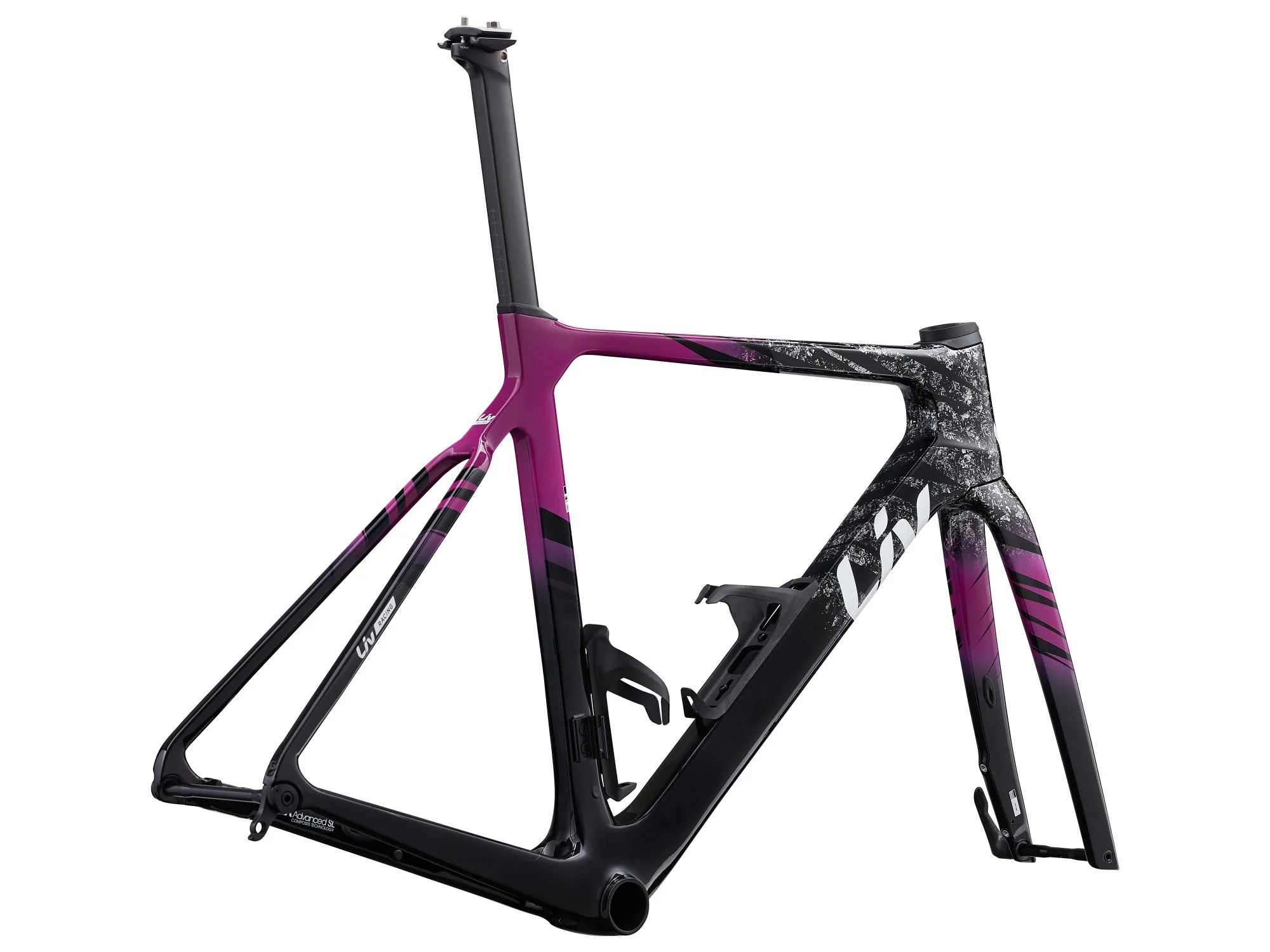 EnviLiv Advanced SL Rahmenset - Aubergine / Raw Carbon - Image 3