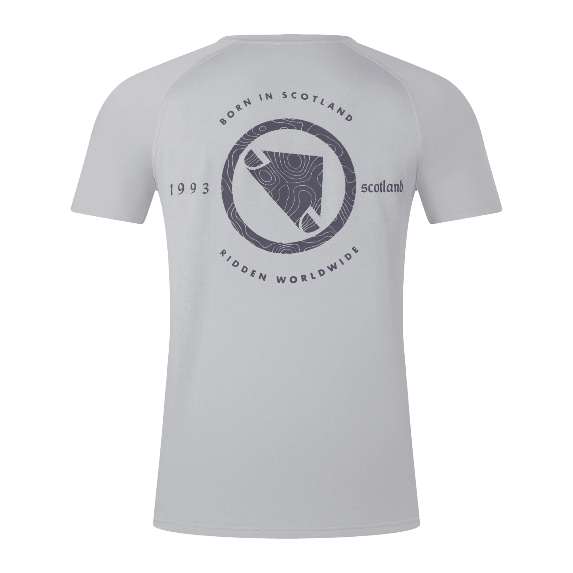Loop Tech Tee T-Shirt - Dreich Grey - Image 2