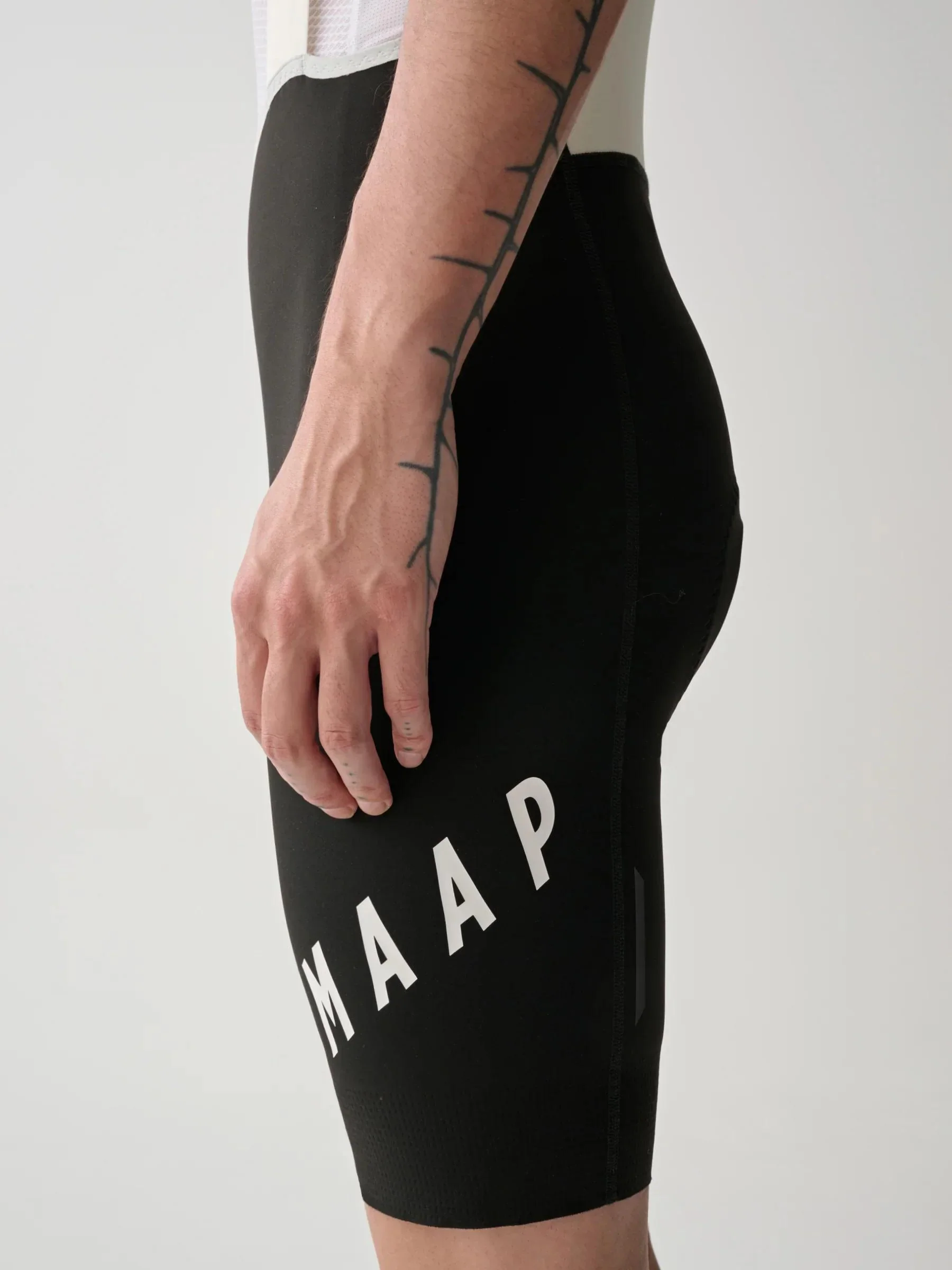 Aeon Bib Shorts - Black/White - Image 3