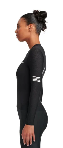 Women's Evade Pro Base LS Jersey 2.0 - Black - Image 2
