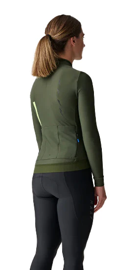 Women's Evade Thermal LS Jersey 2.0 - bronze green - Image 3