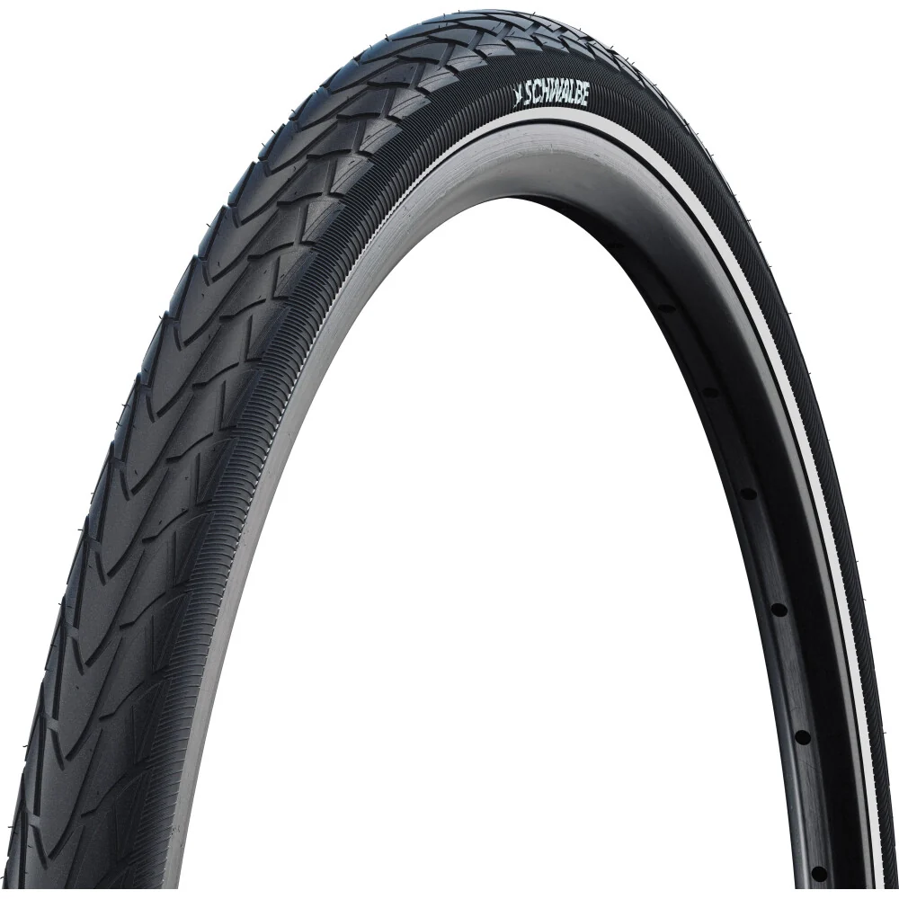 Marathon Racer, Performance Line, 28“ Drahtreifen - schwarz/reflex