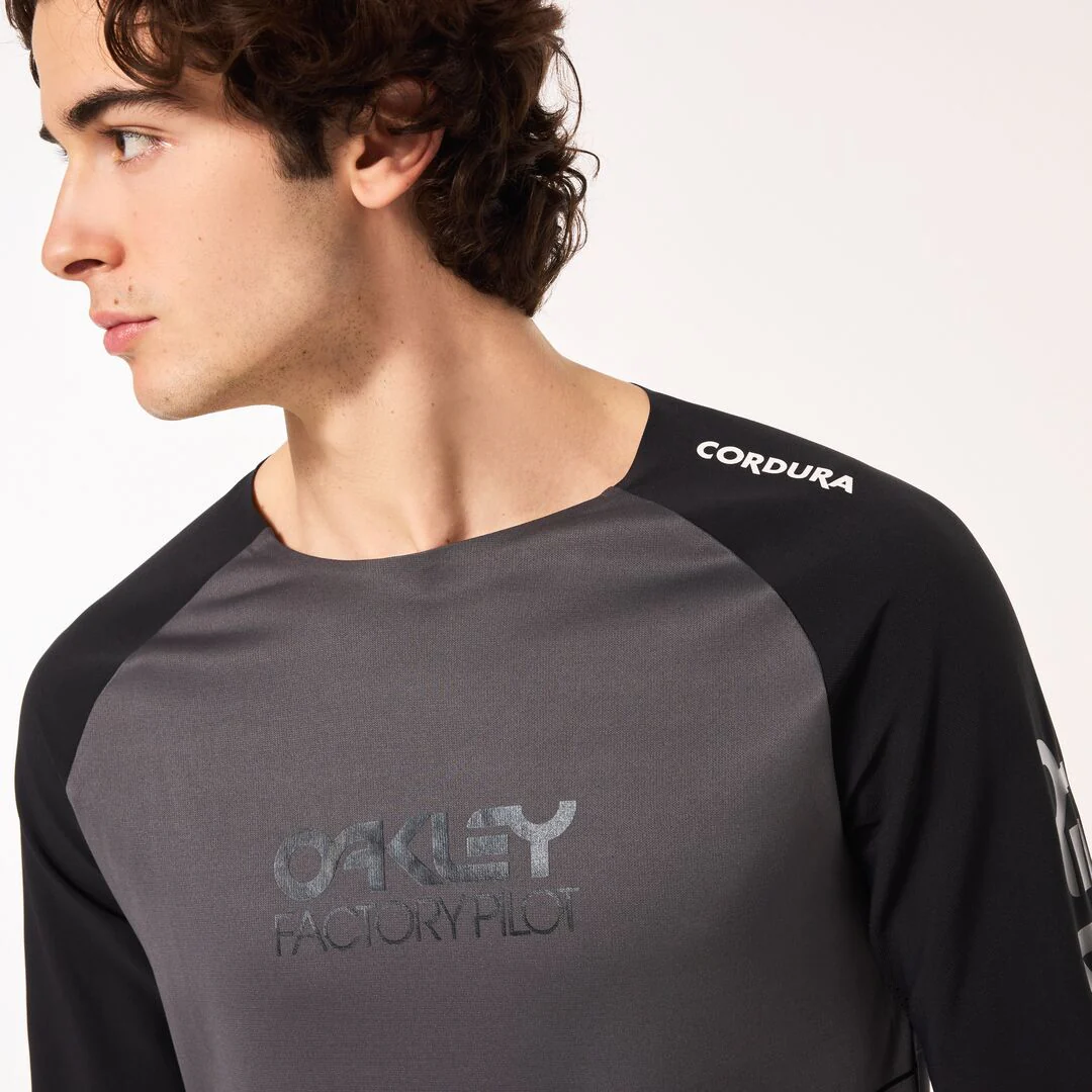 Maven Scrub LS Jersey - Black/Grey - Image 8
