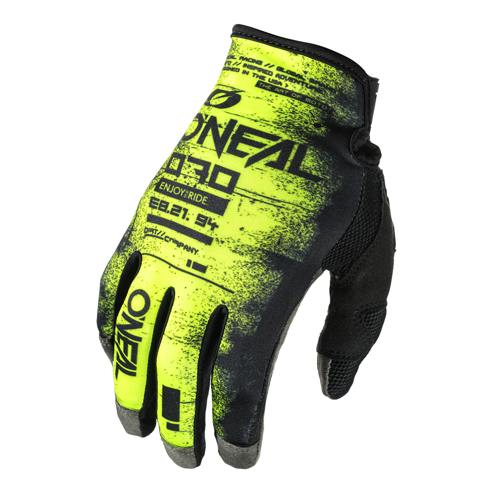 Mayhem Scarz V.25 Glove - schwarz/neon gelb