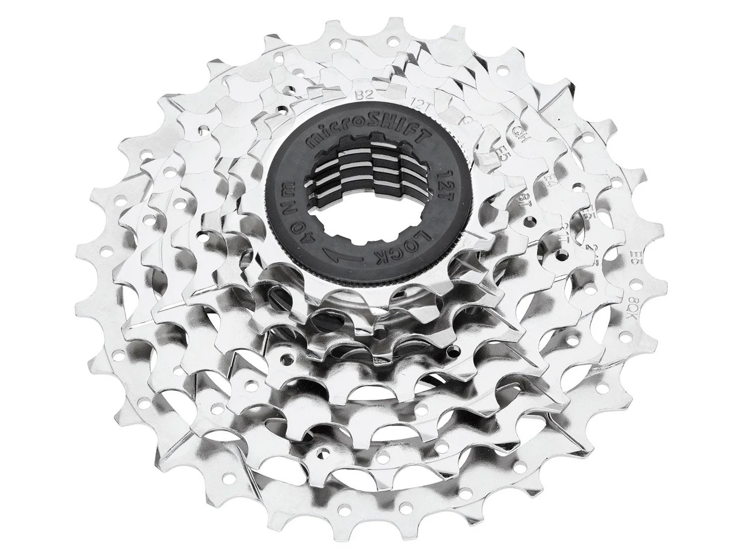 MTB Kassette 7sp 12-28T Nickel - black