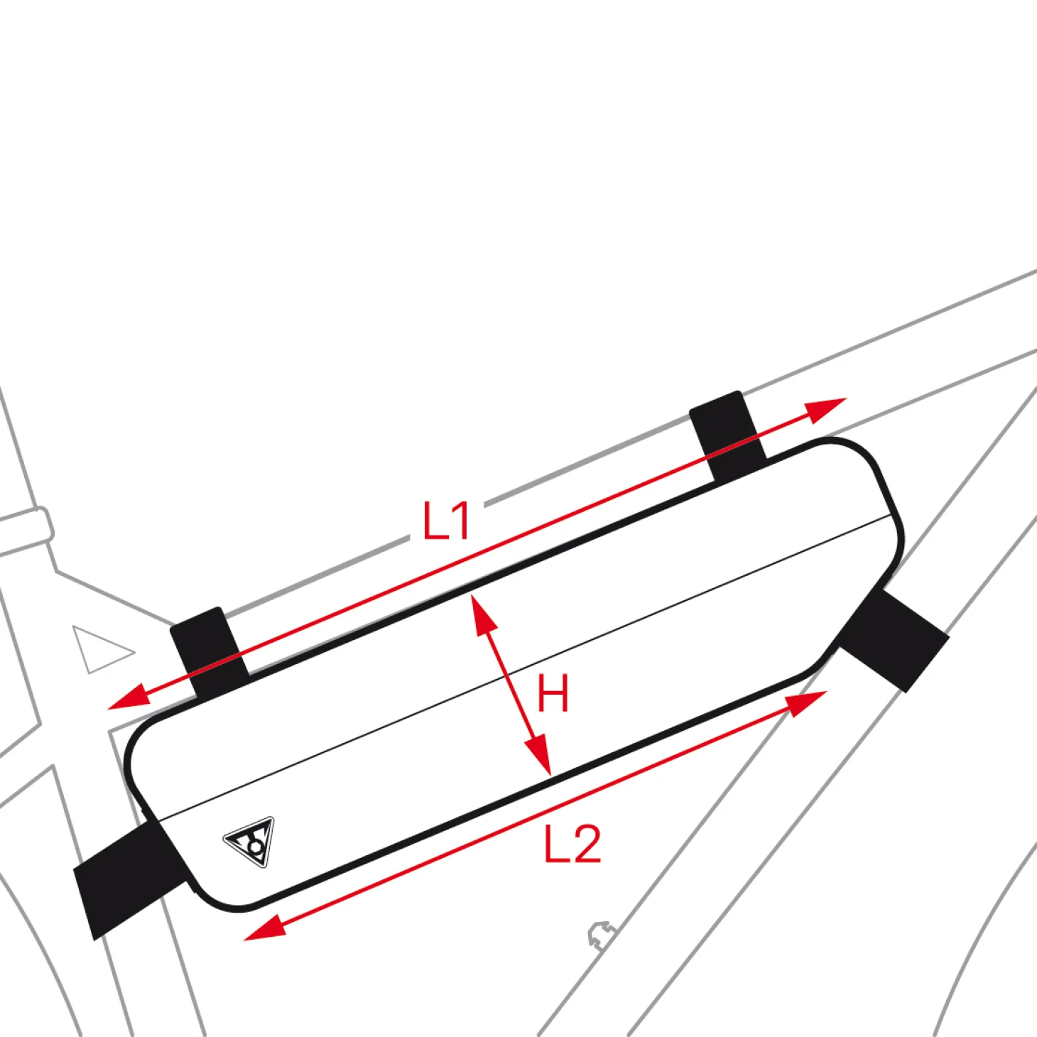 MidLoader Rahmentasche - 6l - grün - Image 3