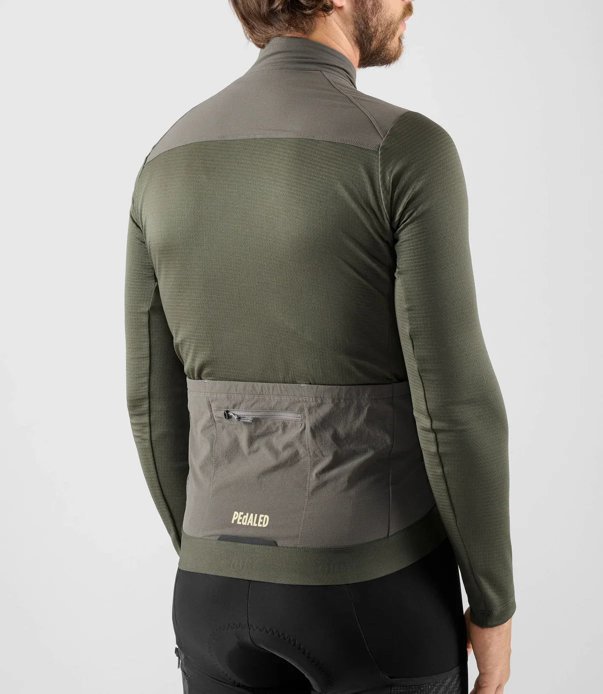 Odyssey Windblock Merino Jersey - grey ink - Image 8