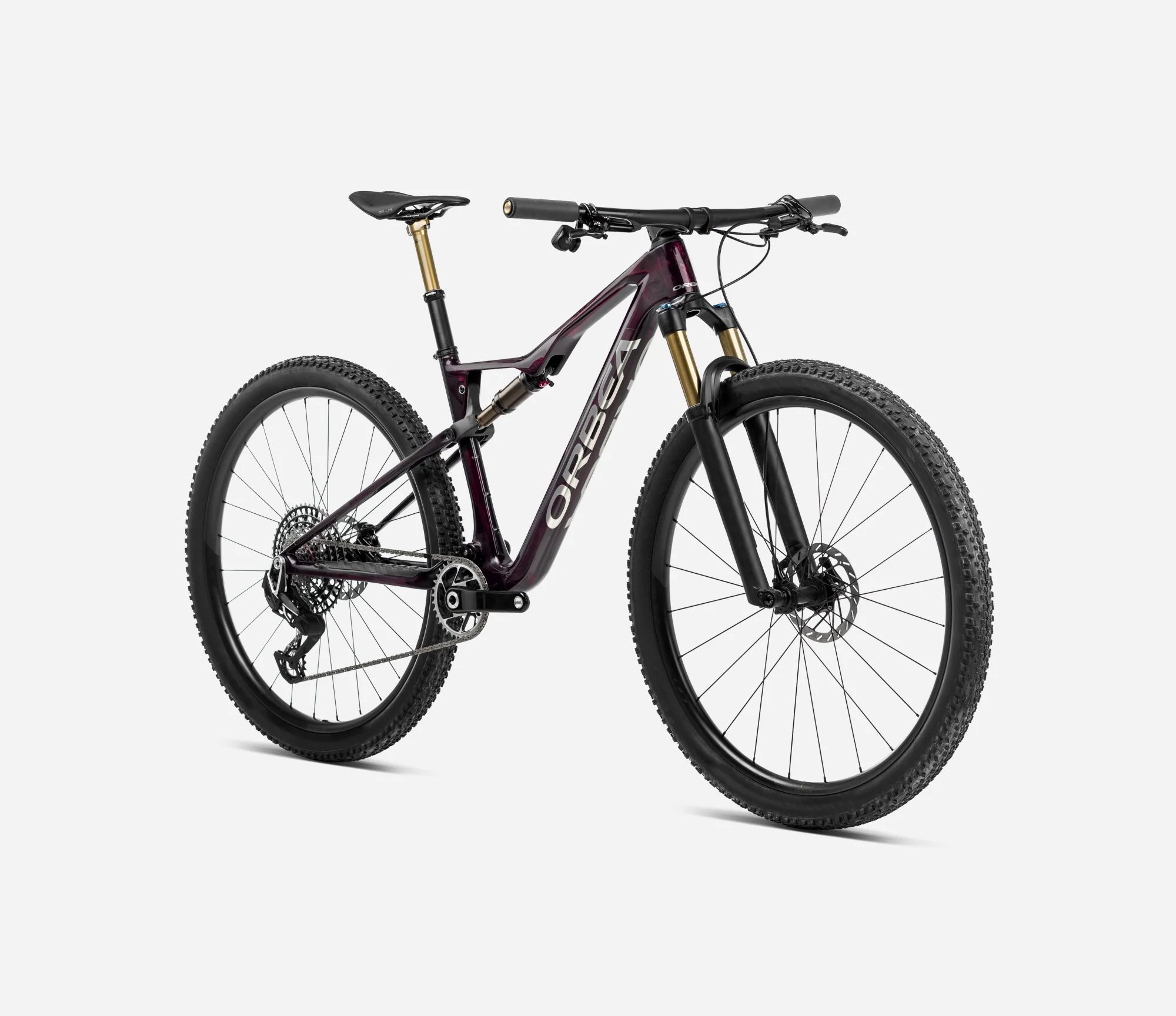 OIZ M-PRO - Wine Red Carbon View - Titan (Gloss) - Image 2